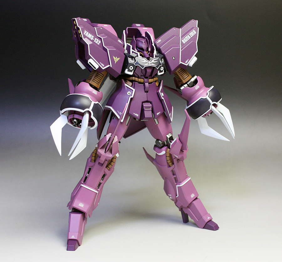 HGUC 1/144 YAMS-132 Rozen Zulu Painted Build – GUNJAP