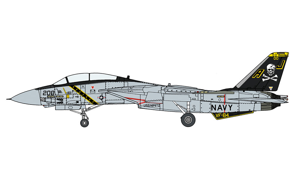 F-14A トムキャット “VF-84 ジョリー ロジャース” | 株式会社 ハセガワ