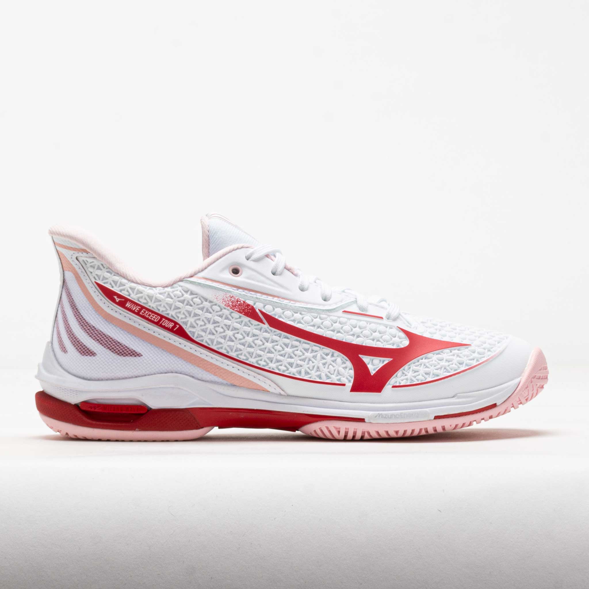 Mizuno Wave Exceed Tour 7 AC Women's White/Fiery Red – Holabird Sports