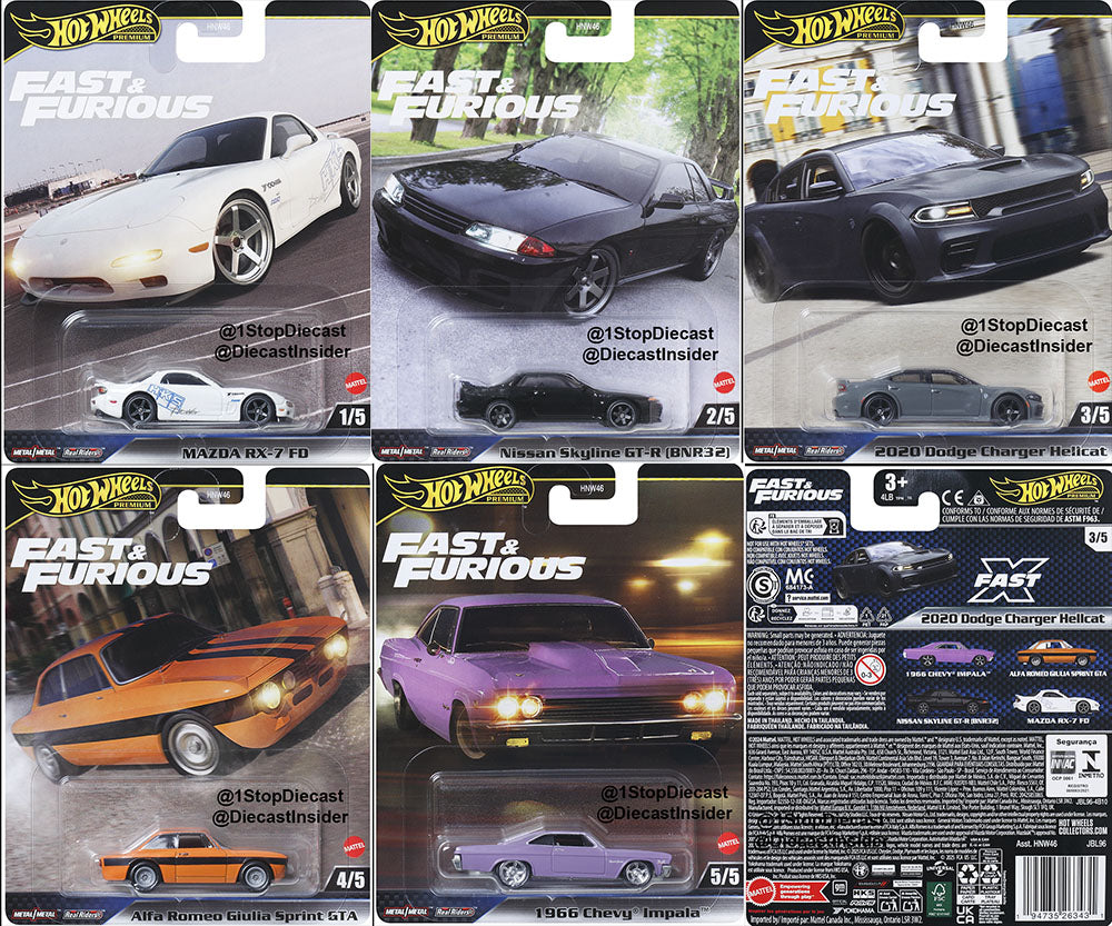 Hot Wheels Fast and Furious 2025 Mix 1K – Hot Match Collectables
