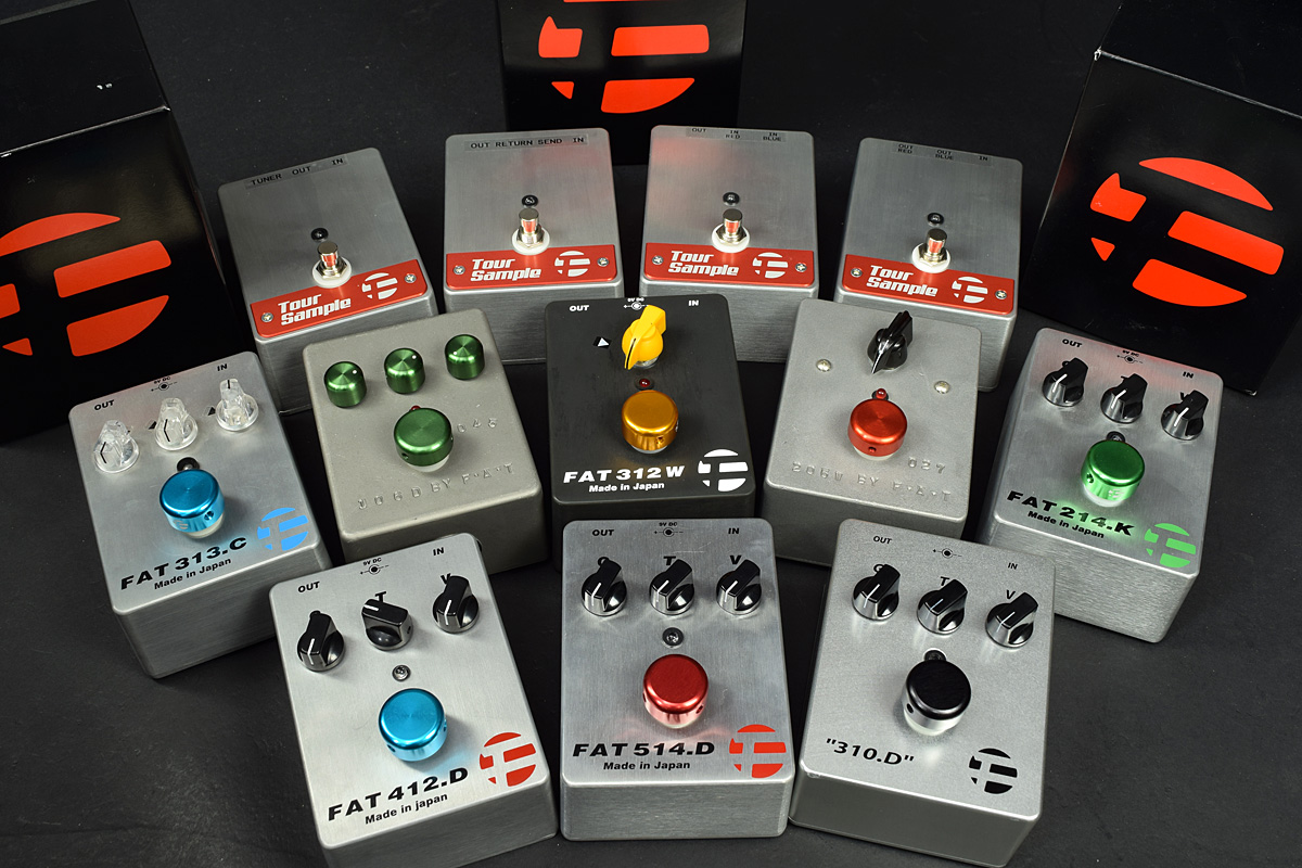 FAT 412.D Booster ギターエフェクター 松本孝弘B'z 箱付き FAT 412.D