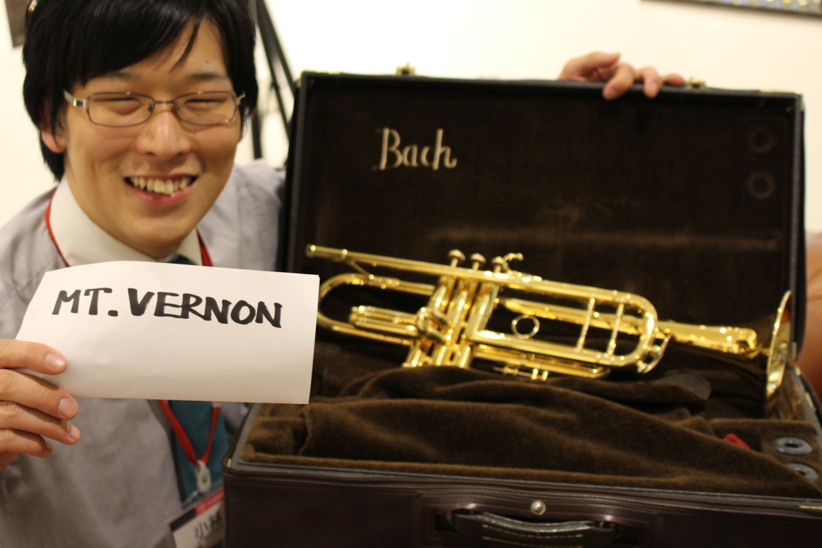 こんなの入荷しました。「V.BACH TP 37MLGP・Mt.VERNON 」?アメリカン