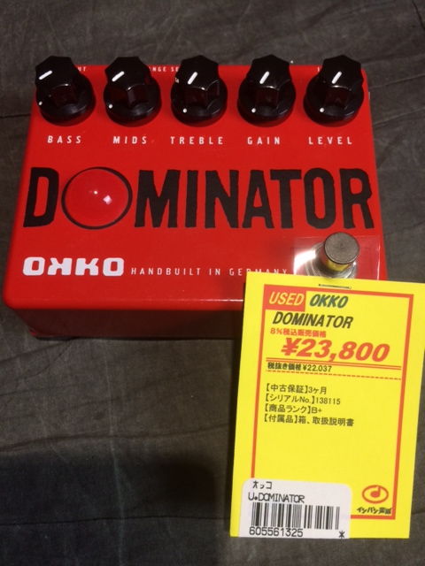 OKKO DOMINATOR入荷！！ | イシバシ楽器スタッフブログ
