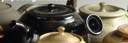 茶道具、急須、花器、煎茶道具、土瓶等の陶芸作家、小川甚八の陶芸作品