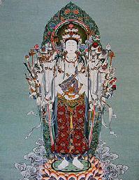 81001千手観音／仏画ポスター／本格派仏教関連セレクトショップ【趣味仙】