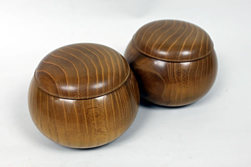 碁笥（棋子盒） - 黒木碁石店