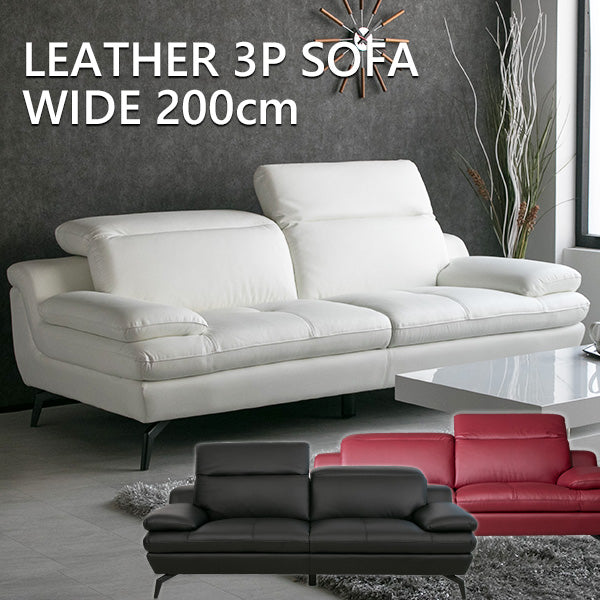 lushroom ソファ 本革 2人掛け 3人掛け レザー ヘッドリクライニング