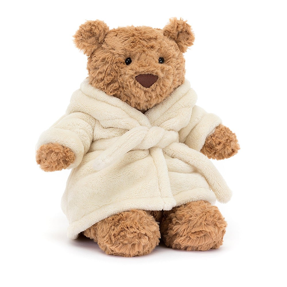 BARTHOLOMEW BEAR BATHROBE STUFFED ANIMAL – MiMi Kids
