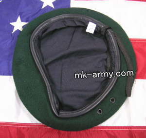 グリーンベレー帽(裏付き)