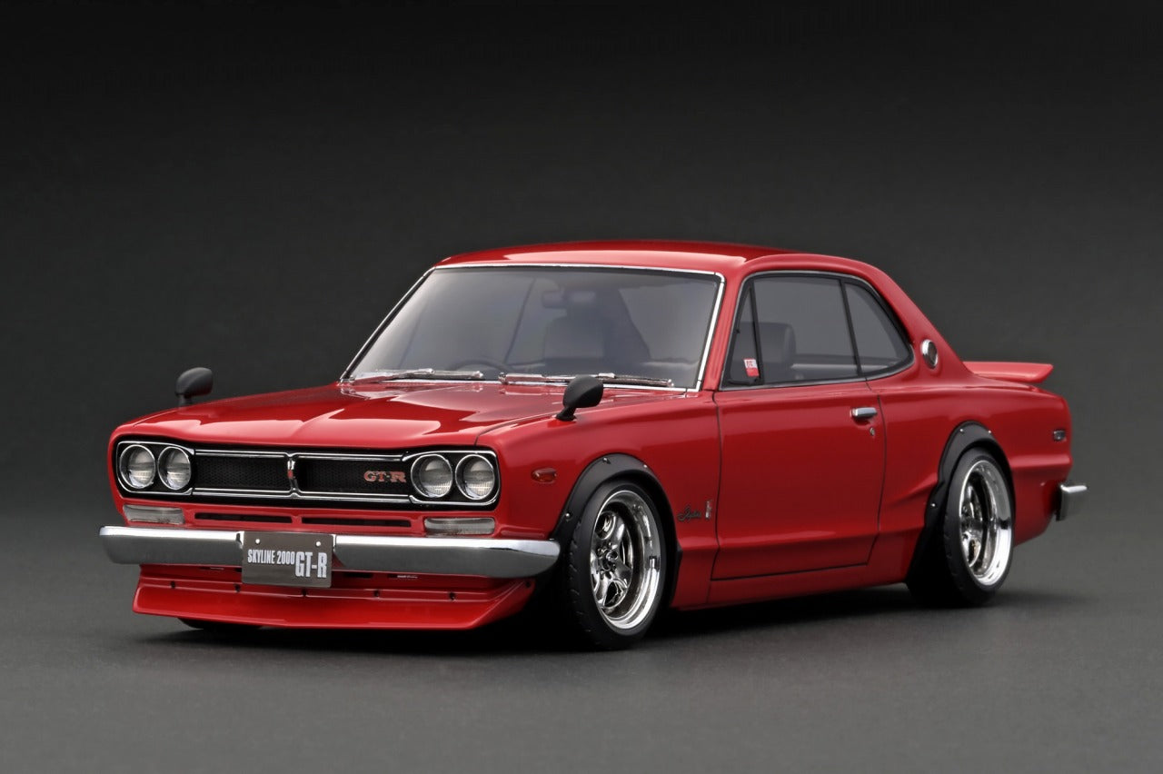 Ignition Model 1:18 Nissan Skyline 2000 GT-R (KPGC10) in Red