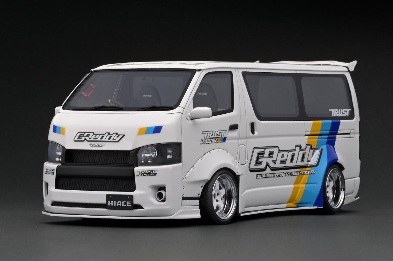 Ignition Model 1:18 Toyota Hiace T-S-D Works in White – Model Cars