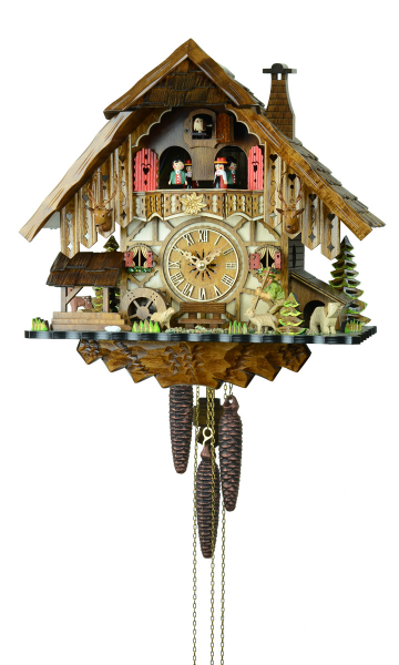 機械式鳩時計】 :: 機械式一日巻 鳩時計 1day :: 山小屋モデル