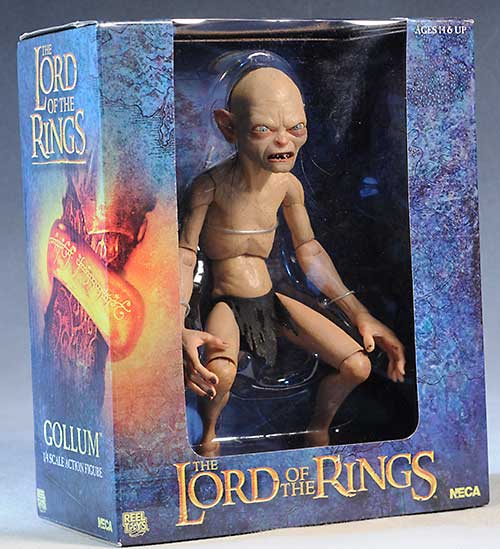 Review and photos of Lord of the Rings Gollum 1/4 scale figure by NECA