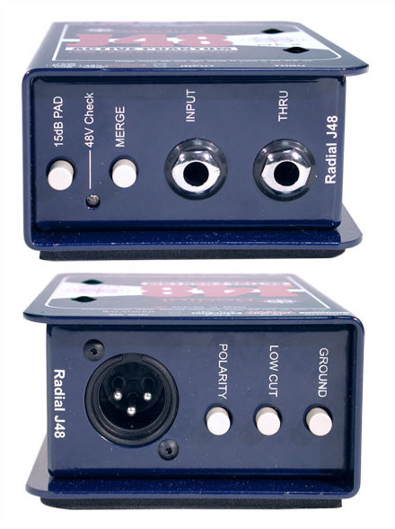 Radial アクティブDI Radial J48 - PA/DTM（Accessories ） | 楽器の