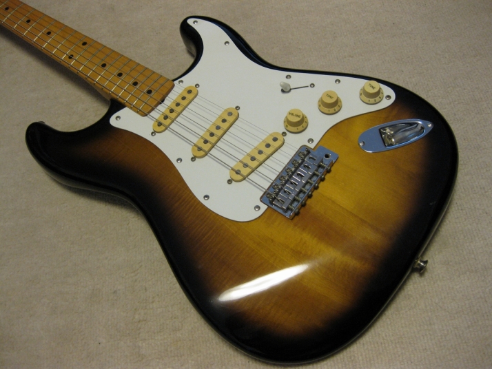 ARIA Pro-II Matsumoku 1979 Made ST-400(?) Good 2P wood body