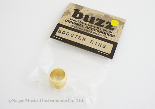 BUZZ トランペットマウスピース用ブースターリング GP ゴールド