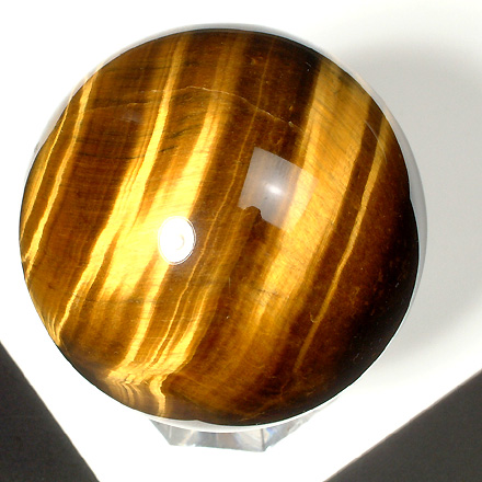 タイガーズアイ（虎目石）丸玉 « 天然石・鉱物・パワーストーンの写真集