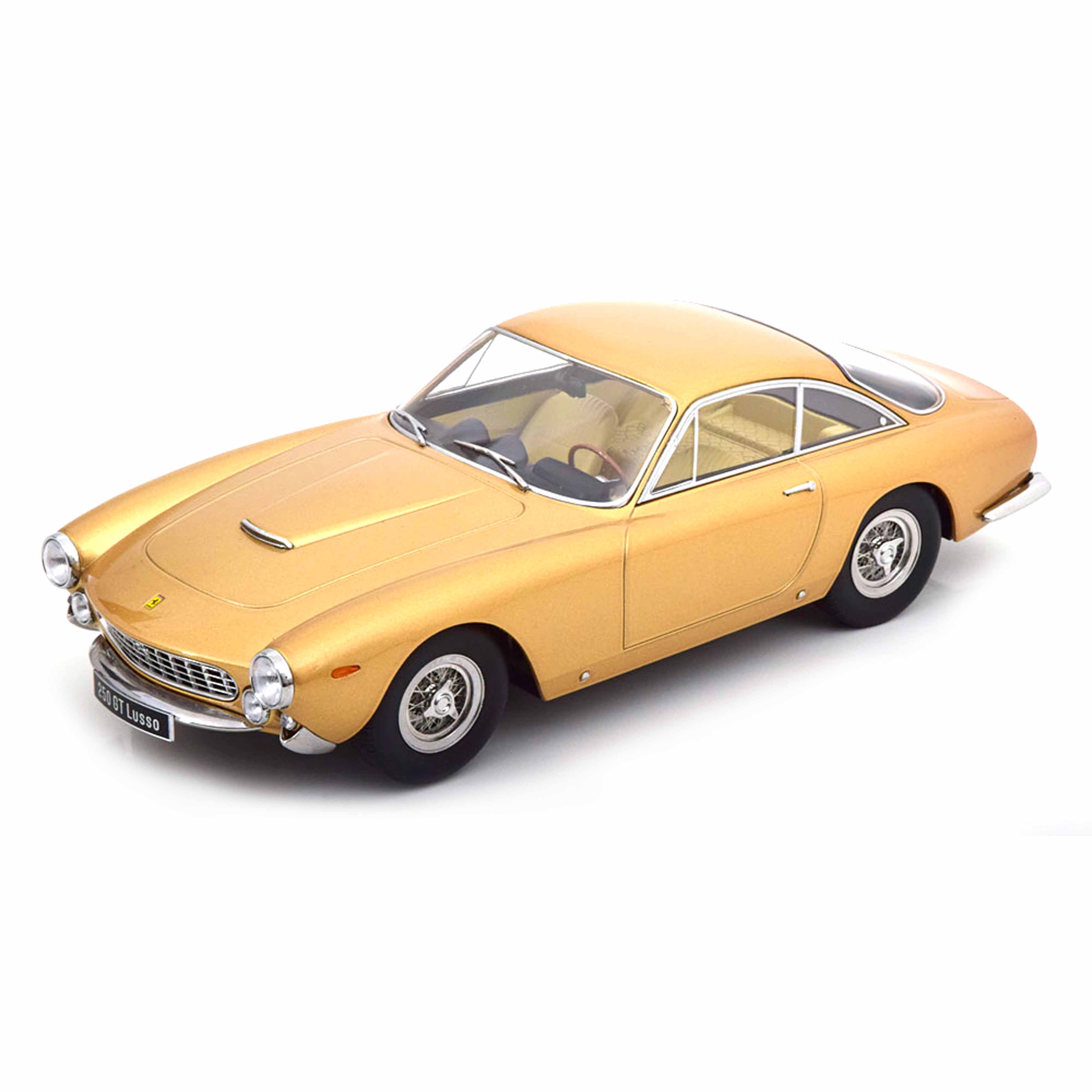Ferrari 250 GT Lusso 1962 Gold Metallic 1:18 – Norev