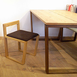 オー・ローズ 小泉誠さんの家具 kitoki Mテーブル Mベンチ Mチェア