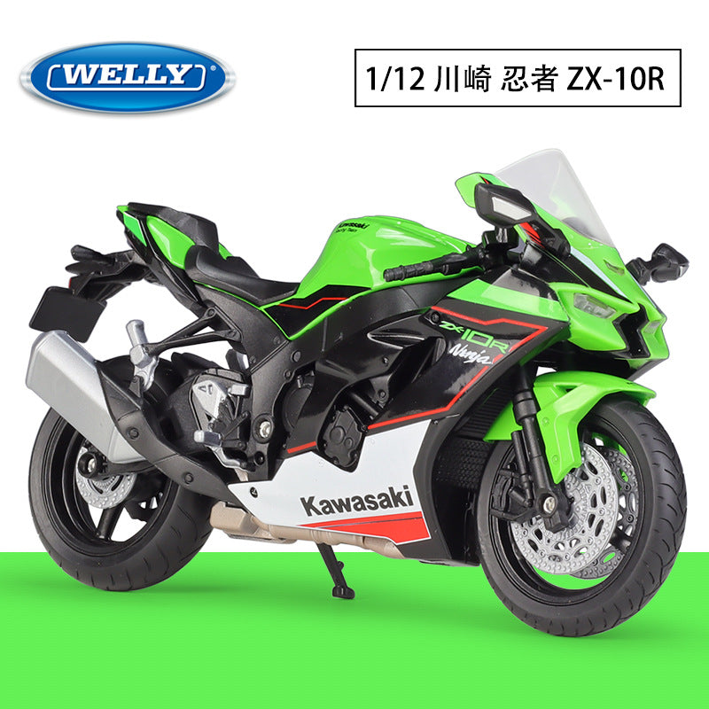 1/12 Scale 2021 Kawasaki Ninja ZX-10R Sport Bike Diecast Model