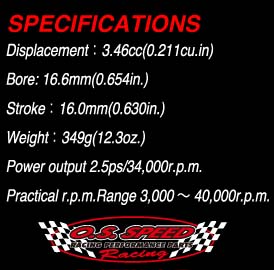The Choice of World Champions O.S.SPEED 21VZ-B V-Spec II