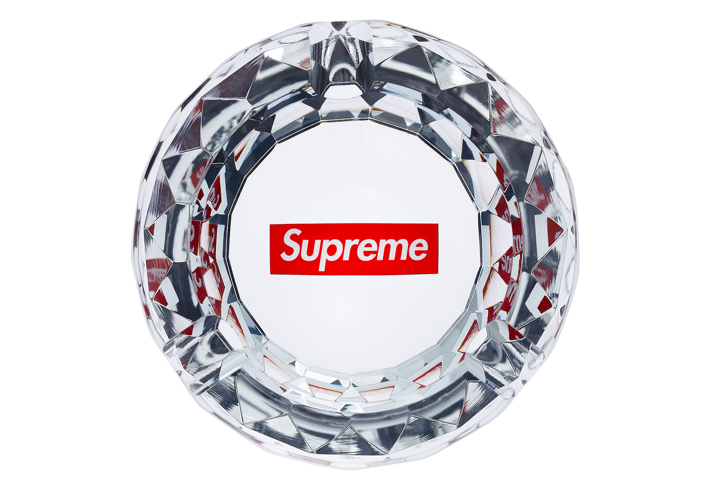 Supreme - Diamond Cut Crystal Ashtray - ParkSIDER