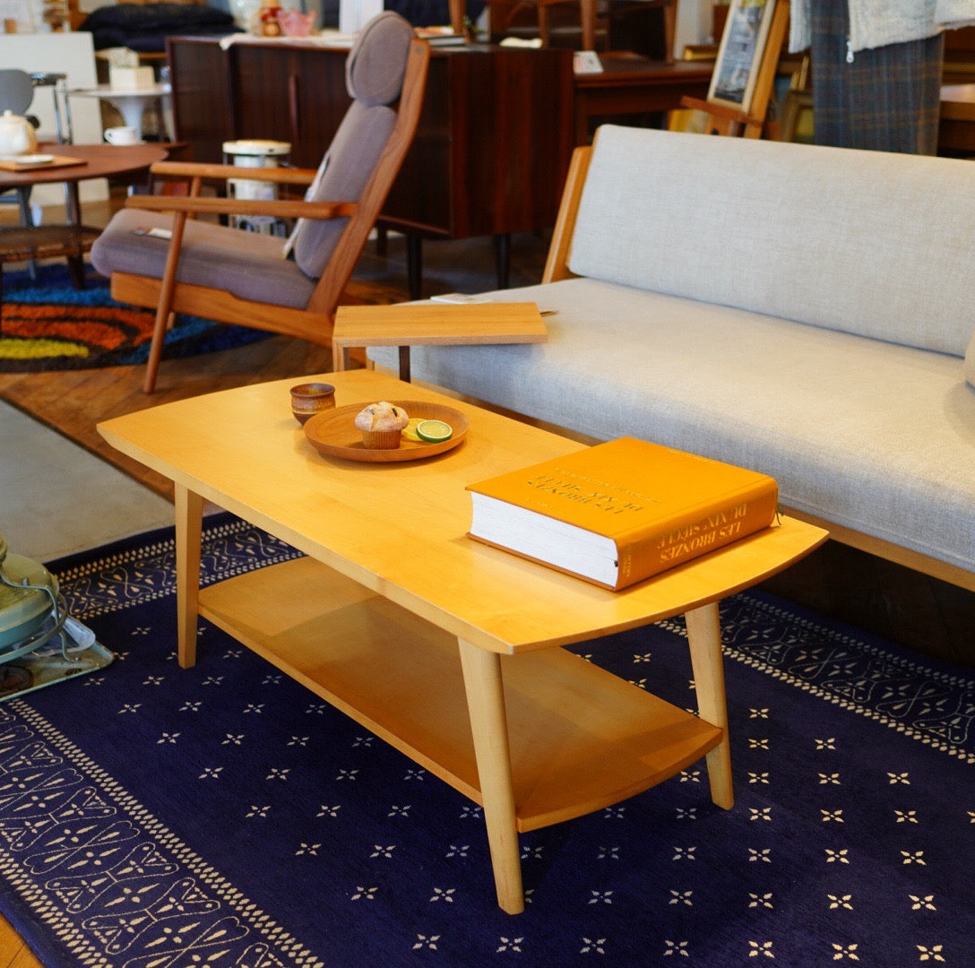 イデー / IDEE アーク / ARC ローテーブル メープル無垢材 中古 サイド