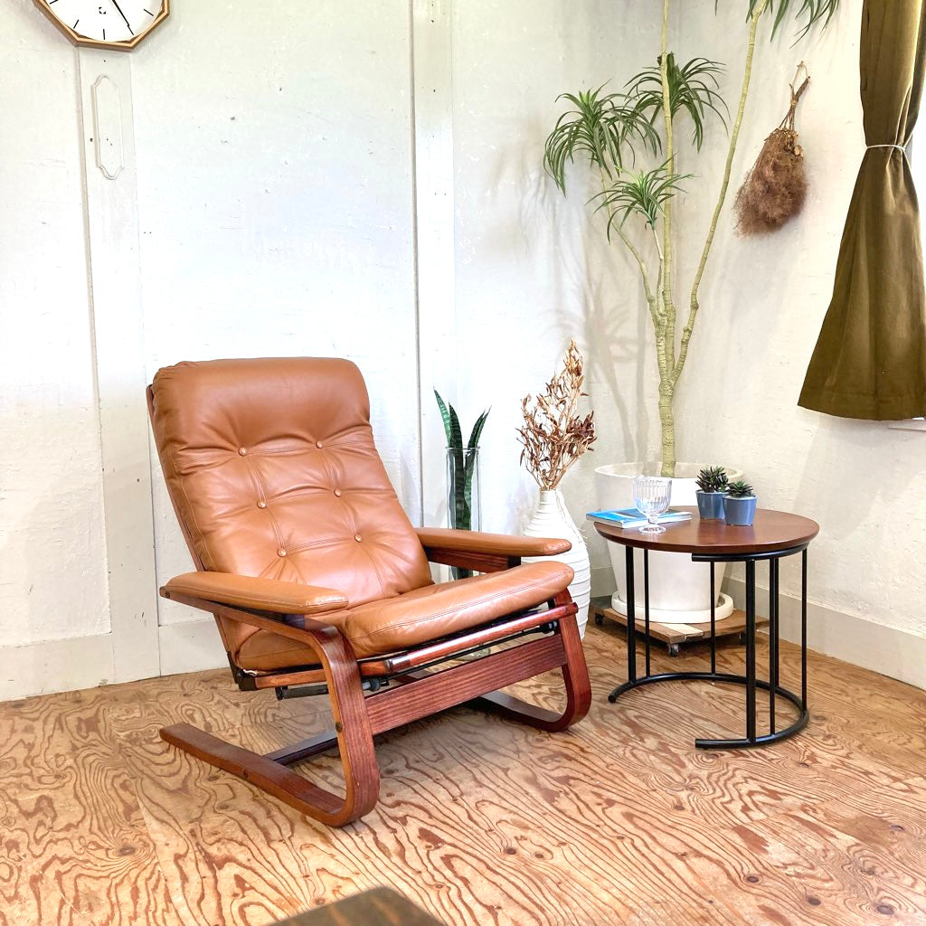 冨士ファニチア FUJI FANITURE リクライニングソファ 1Pソファ 本革