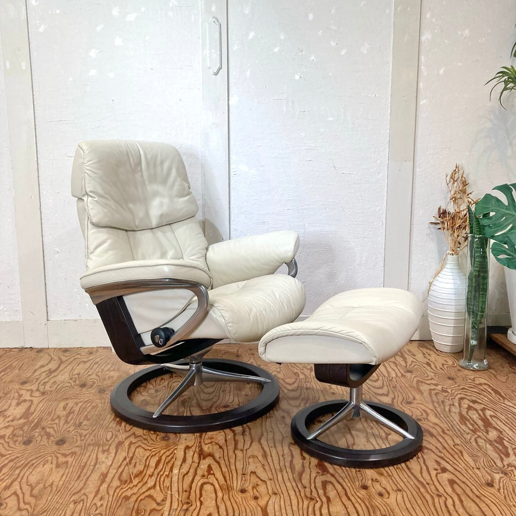 エコーネス EKORNES ストレスレスチェア&オットマン Mサイズ ルビー