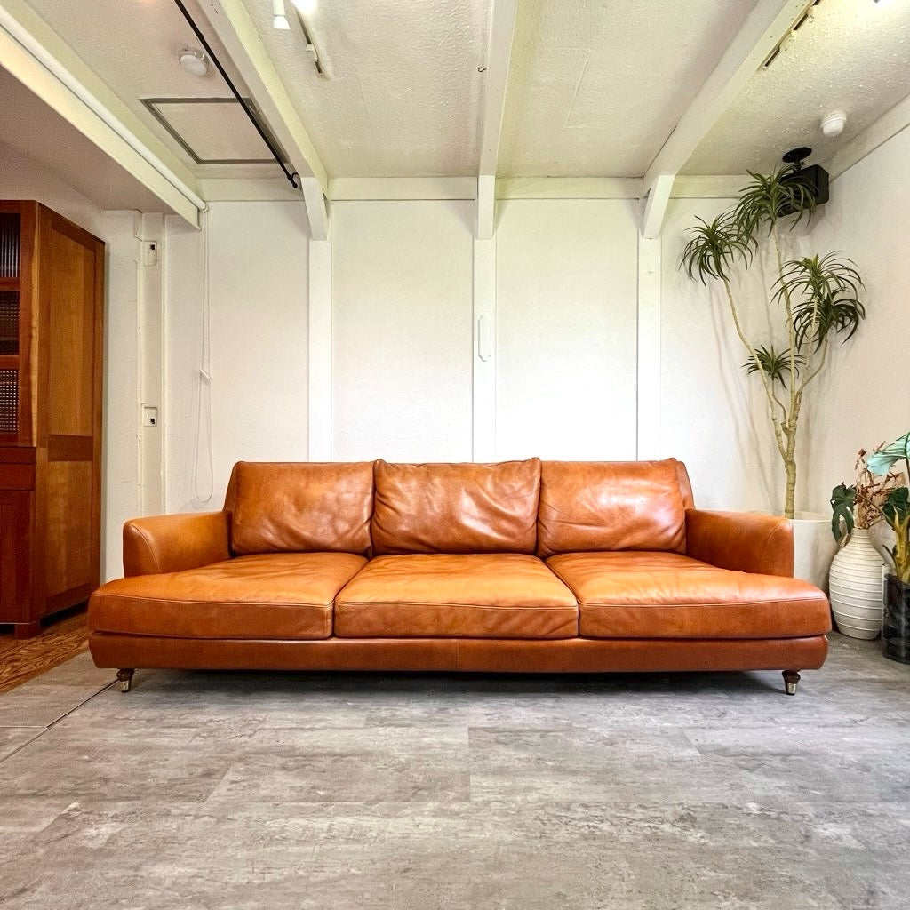 リッツウェル / Ritzwell アルル / Arles 3シーター（LL）本革ソファ