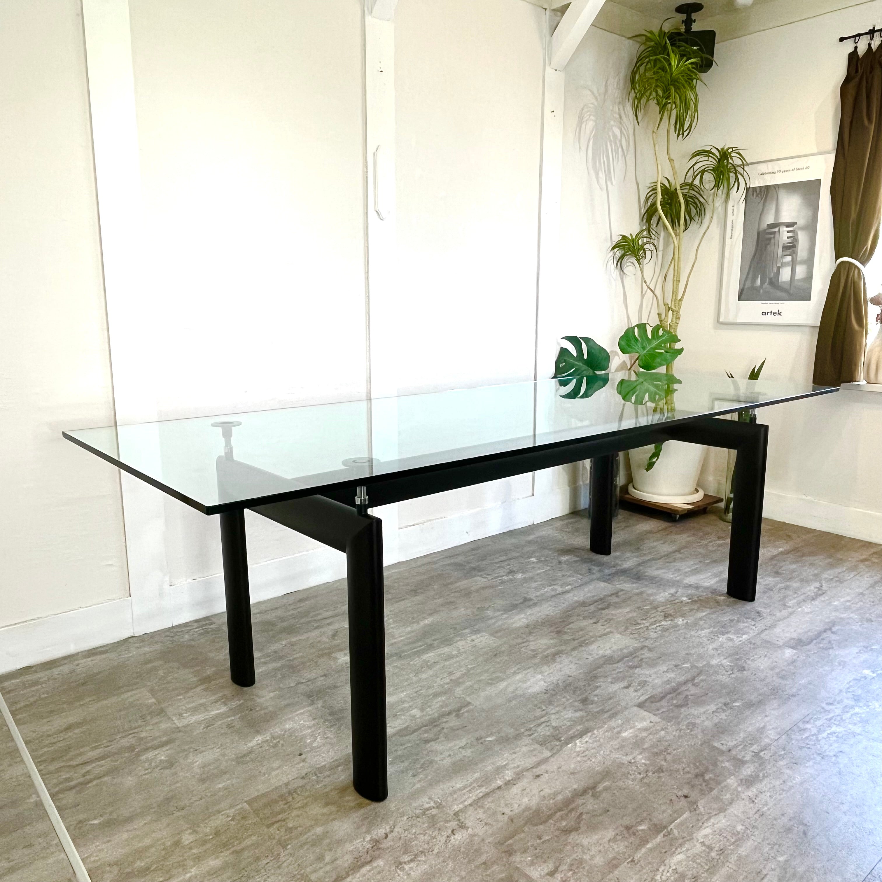 カッシーナ / Cassina 6 TABLE TUBE D'AVION LC6テーブル ガラス