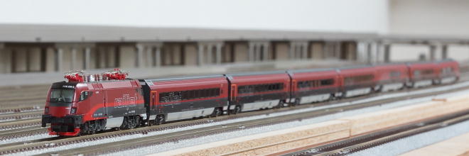 オーストリア連邦鉄道「RailJet」の模型を手に入れた