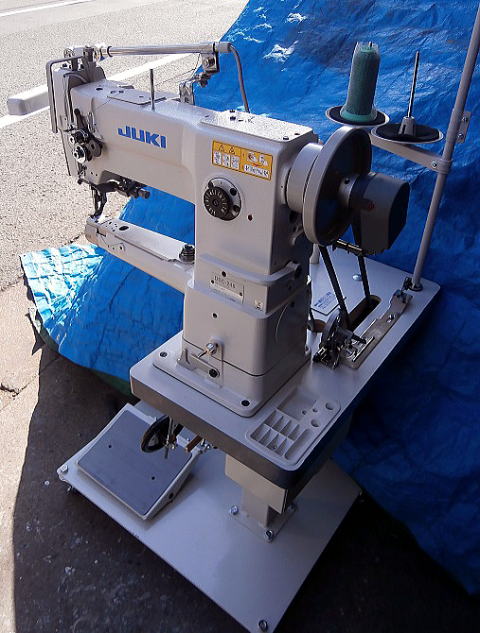 JUKI 厚物用ミシン DSC-246 総合送り・筒型アームミシン 島田ミシン