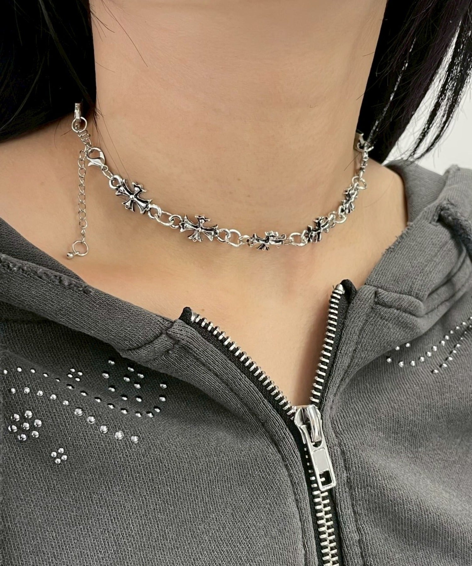 LクロスチェーンPUチョーカー｜WEGO（ウィゴー） – WEGO ONLINE STORE