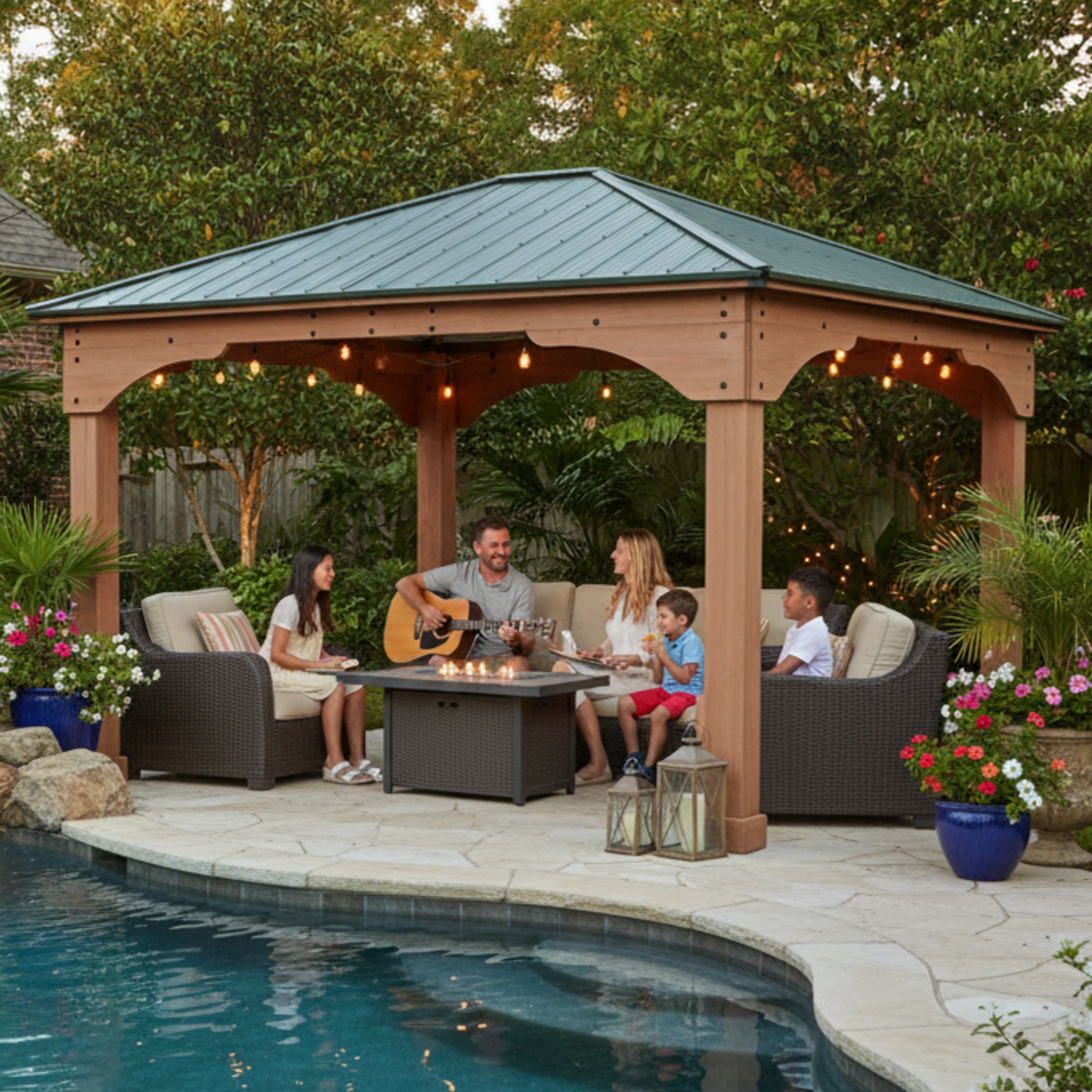 12 x 14 Grand Gazebo with Aluminum Roof (Costco)