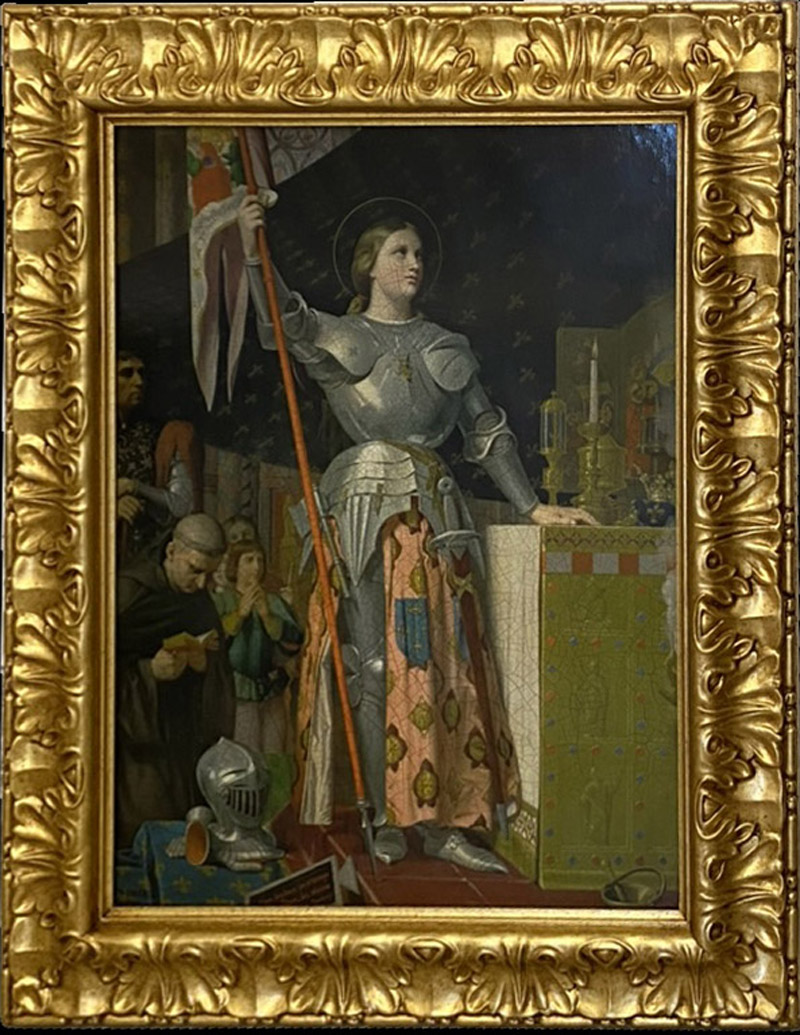 世界の名画 複製画 『ジャンヌ・ダルク』 ドミニク・アングル ルーブル