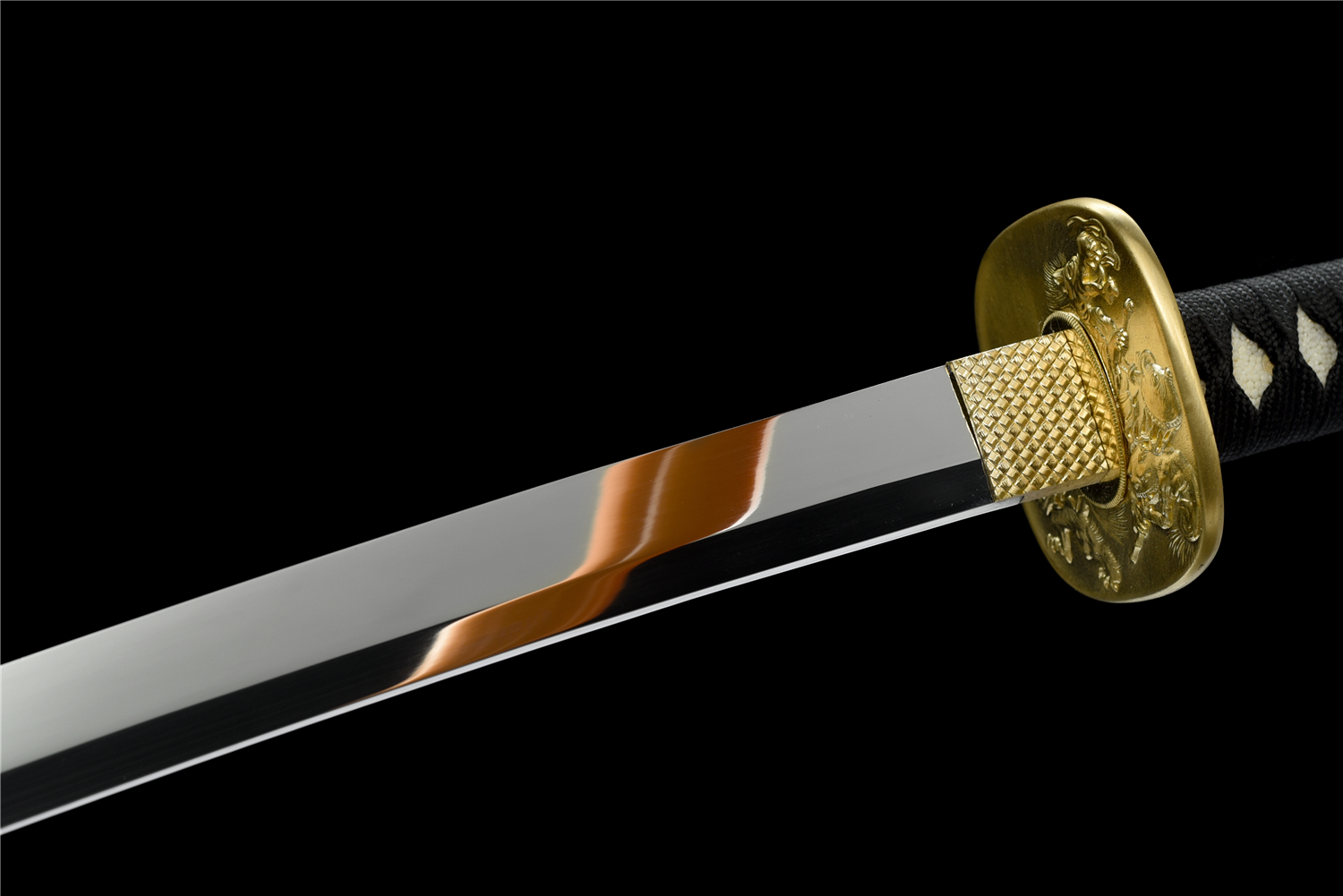 铜装高亮度镜面工艺武士刀《天妖貂》 - 刀剑产品网