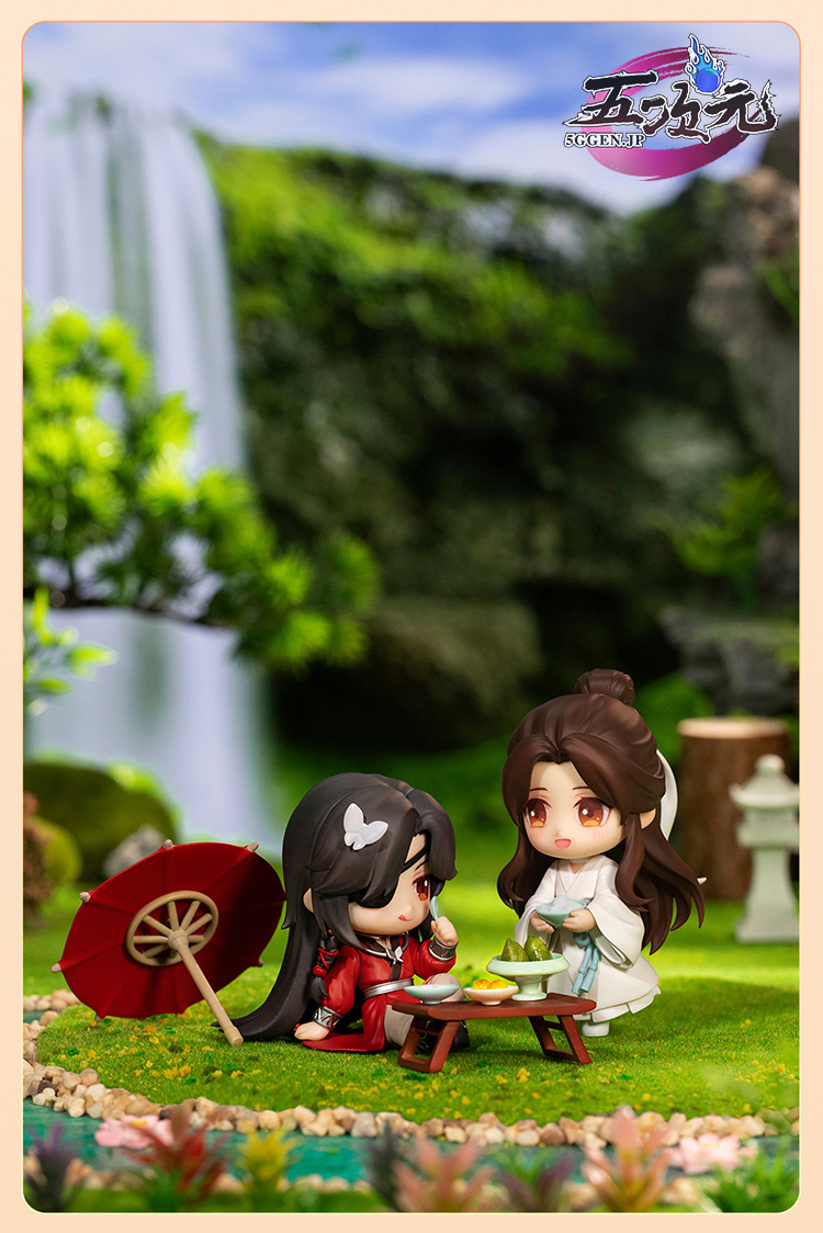 正規品 天官賜福 グッズ フィギュア 謝憐 三郎 花城 極楽雅宴Ver