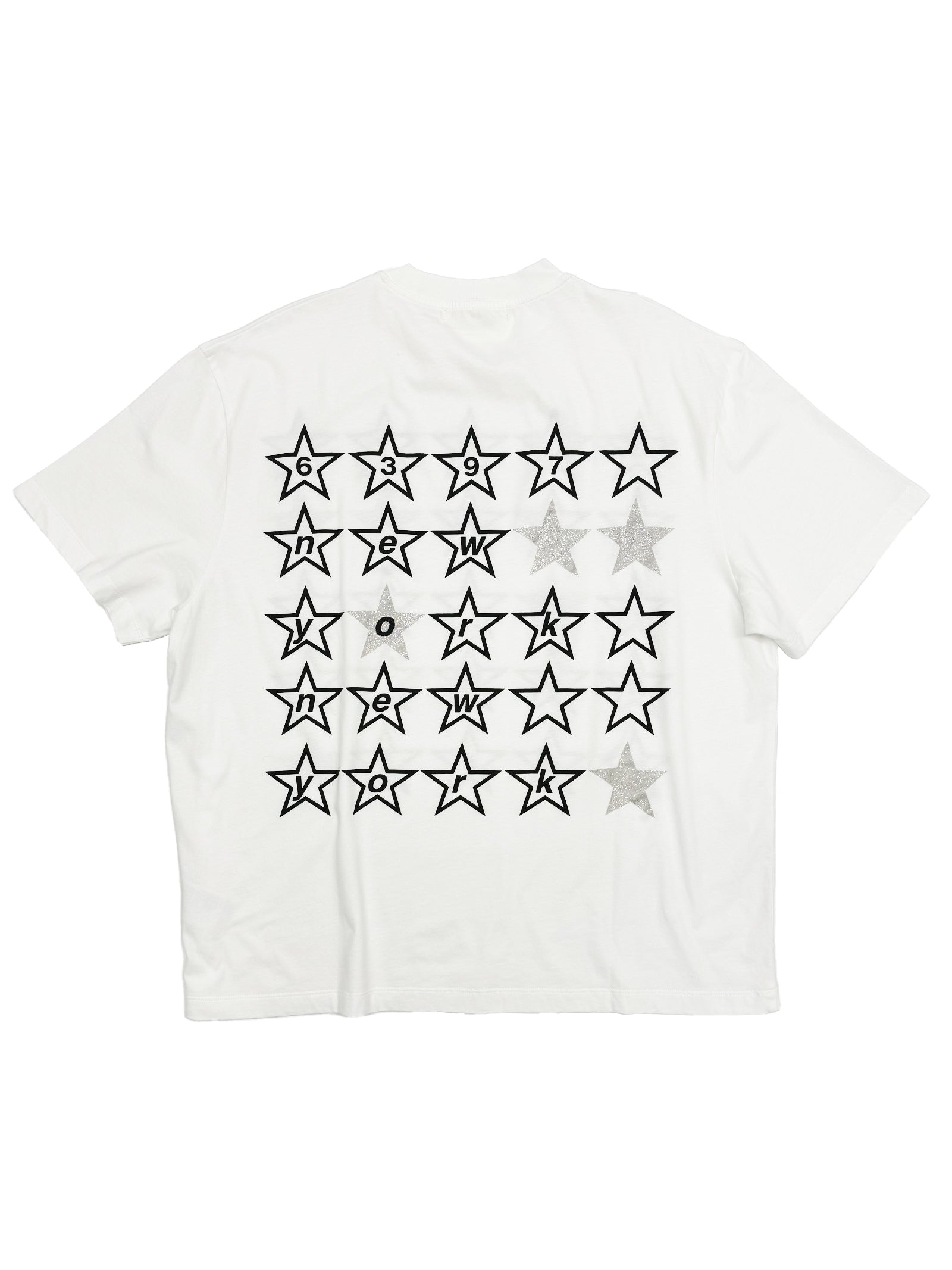 Big Star Tee in White – 6397