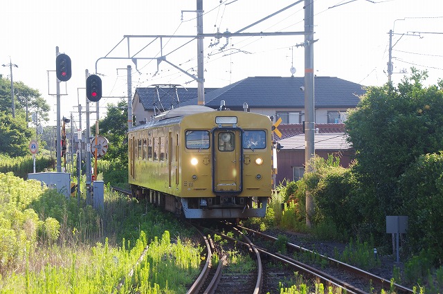 40年ぶりの本山支線単行電車