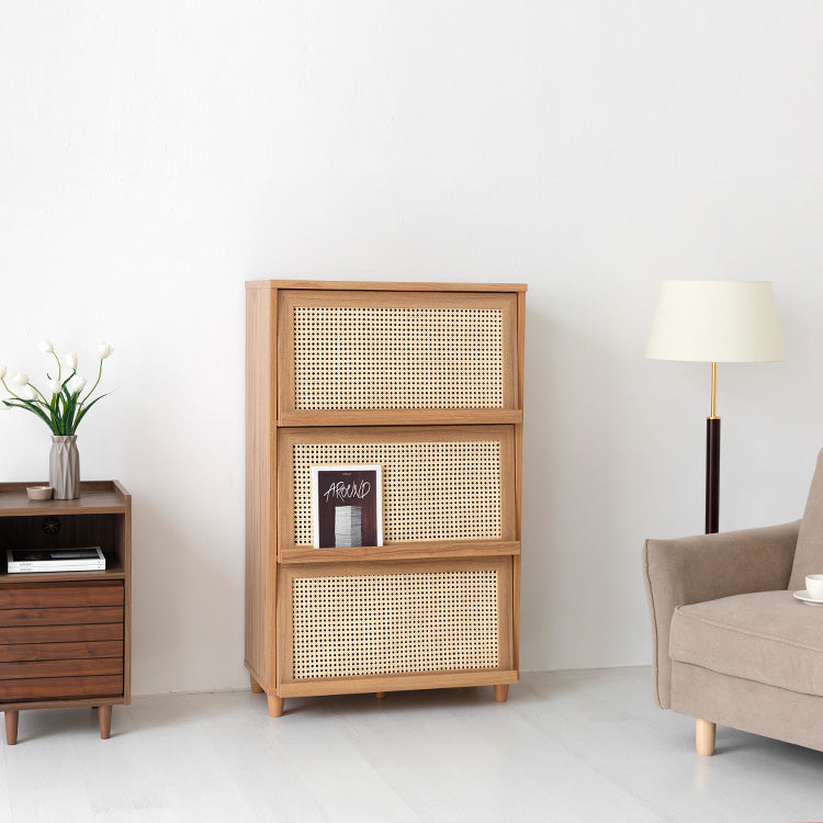 BENTAN 雑誌収納付きラタンチェスト｜NFM13381RT – 1acspaces