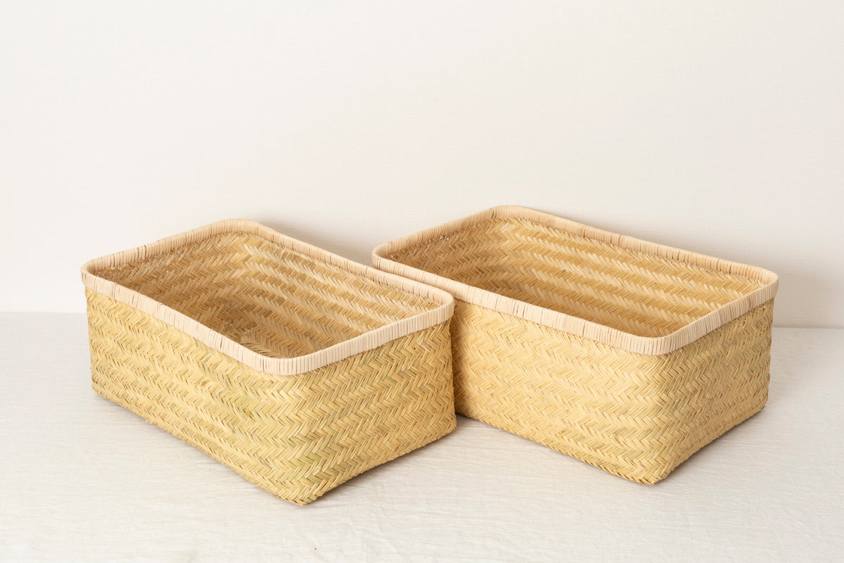 収納と整理に使えるすず竹の行李 – 市川籠店 | 1basketry