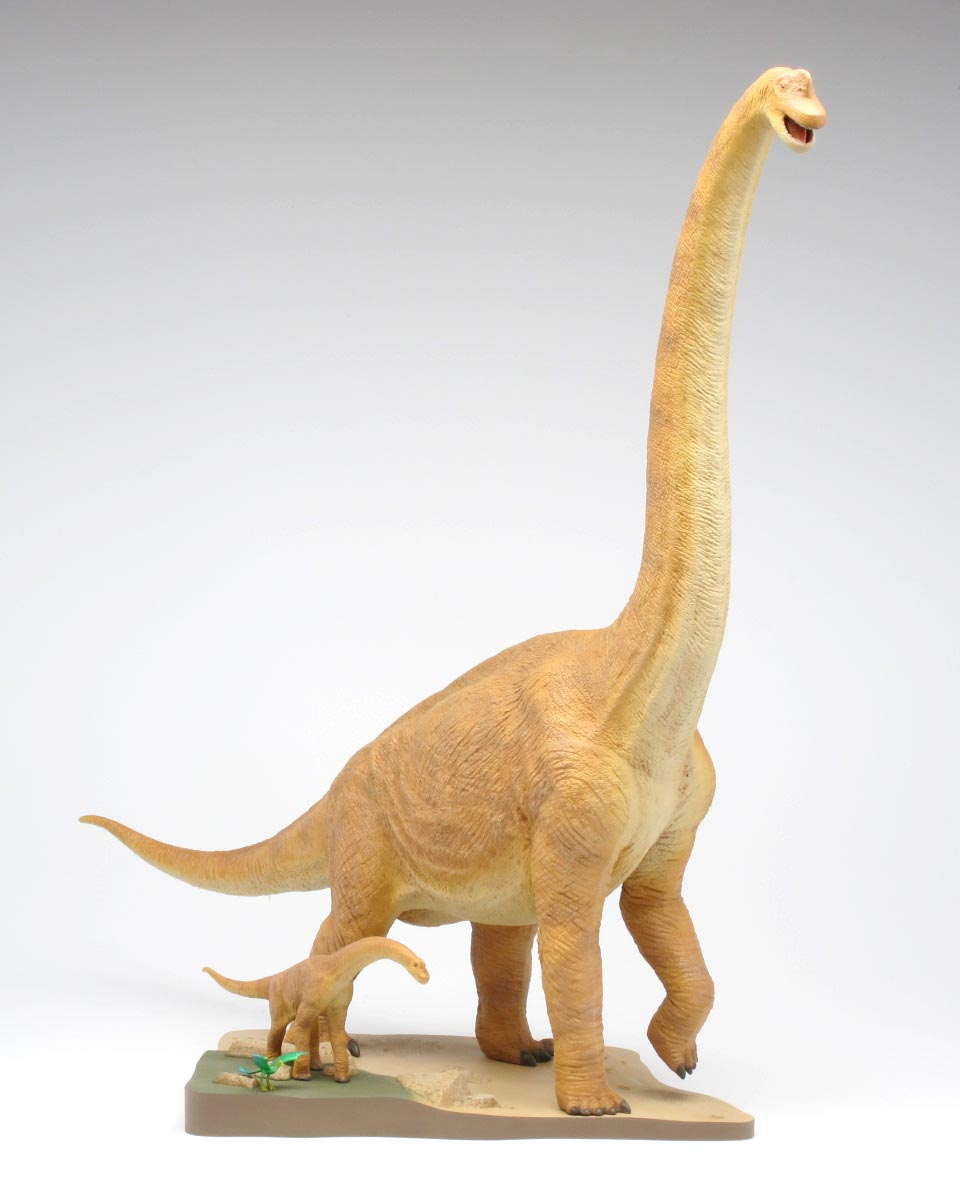 タミヤ 1/35「ブラキオサウルス情景セット」プラモデル制作記＆完成写真
