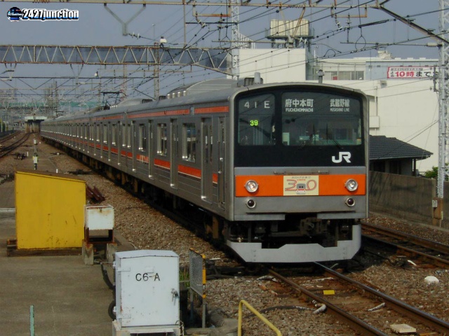 武蔵野線開通30周年ヘッドマーク