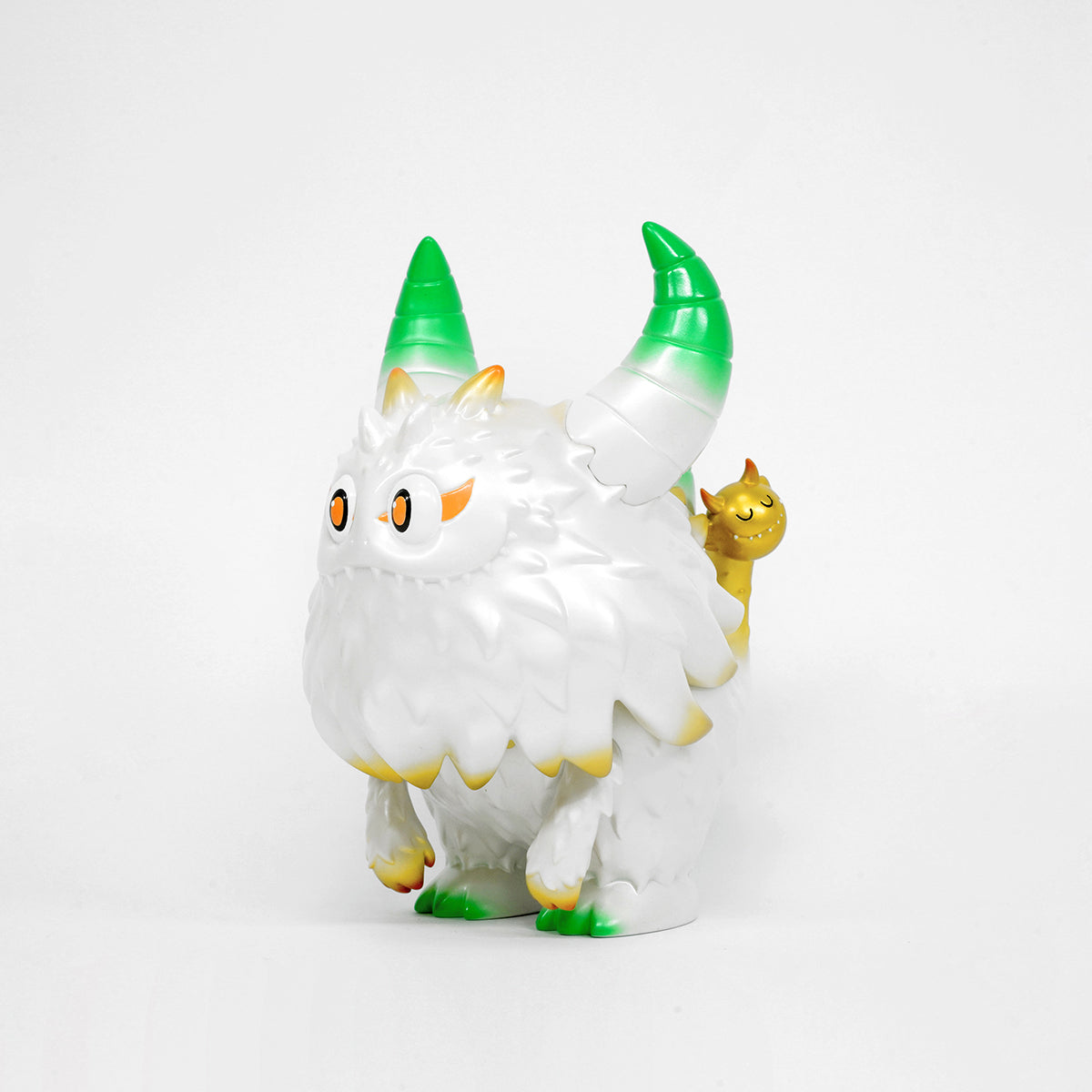 The Little Hut T9G Rangeas Rex Jr. Sofubi (White / Gold) – 3DRetro