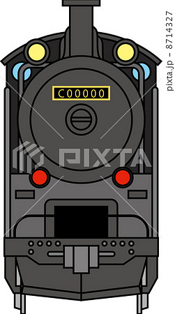 蒸気機関車のイラスト素材 [8714327] - PIXTA