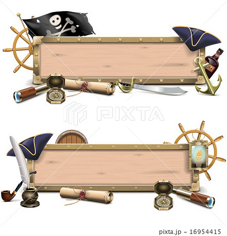 Vector Pirate Billboardsのイラスト素材 [16954415] - PIXTA