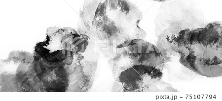 抽象的 水墨画 テクスチャのイラスト素材 [75107794] - PIXTA