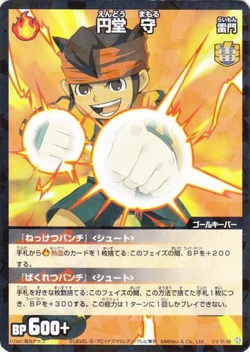 カード名「円堂 守」(1 枚)｜イナズマイレブン トレーディングカードゲーム