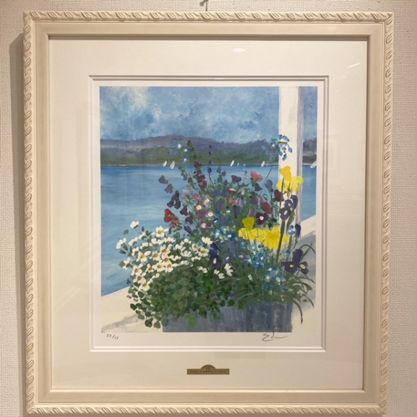 花とイングリッシュガーデンに想いをよせて～イーダ・ヴァリッキオ絵画